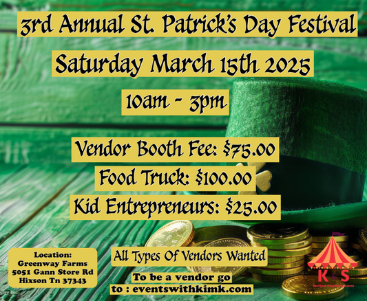 2025 - 3rd Annual St.Patricks Day Festival